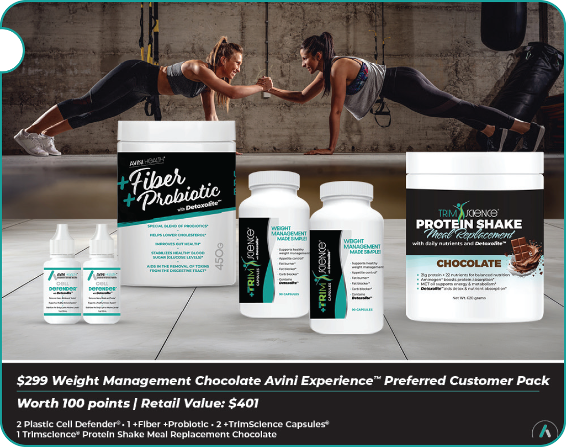 $299 Weight Management Chocolate Avini Experience™ Preferred Customer Pack