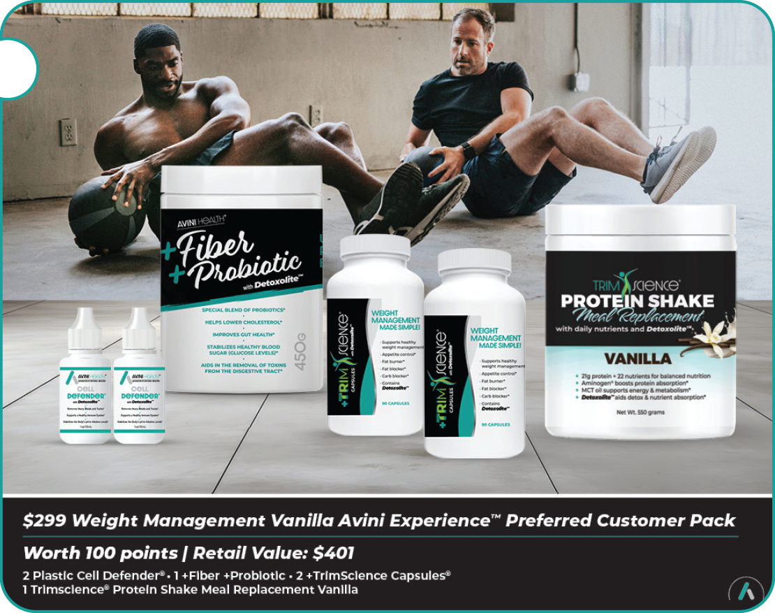 $299 Weight Management Vanilla Avini Experience™ Preferred Customer Pack