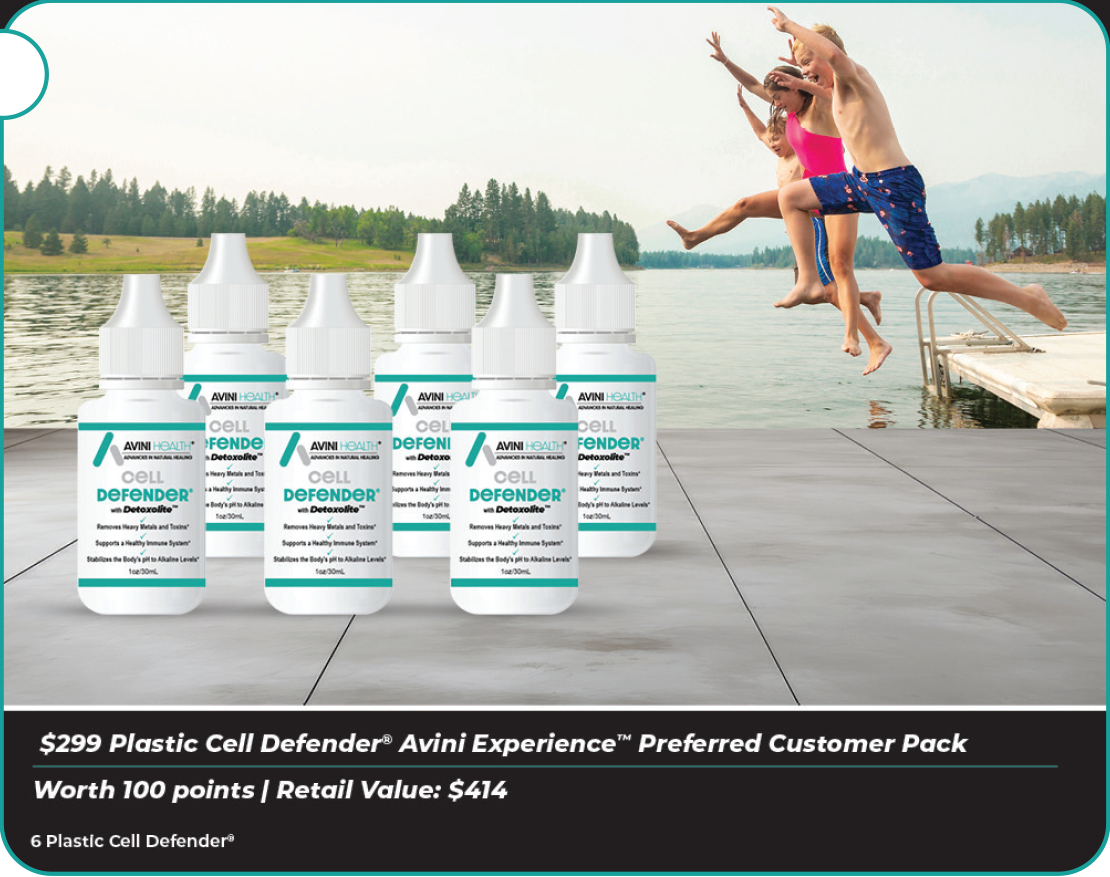 $299 Plastic Cell Defender Avini Experience Preferred Customer Activation Pack