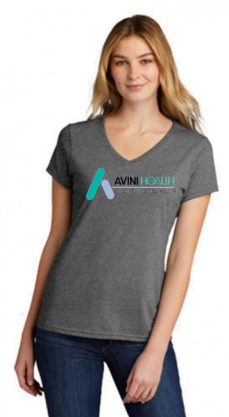 image:Avini Women's Tri-Blend Tee - Graphite Heather