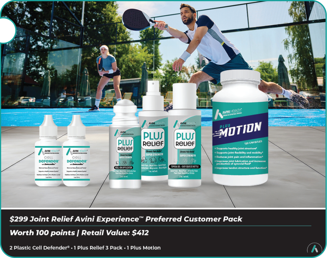 $299 Joint Relief Avini Experience™ Preferred Customer Pack